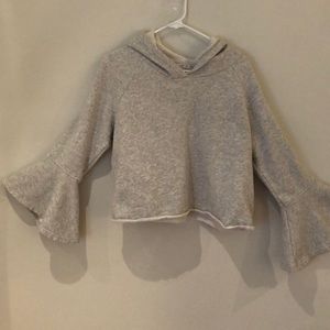 Melrose and market light gray sweatshirt